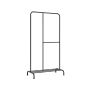 Open clothes rack, black