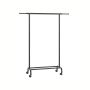 Clothes rack on wheels 40x120x156cm., black