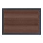 Uksematt Relaxdays 10054049_9463, 1 tk, Pruun/must, 60 × 40 × 1 cm