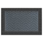 Uksematt Relaxdays 10054049_9472, 1 tk, Must/hall, 60 × 40 × 1 cm