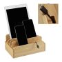 Зарядная станция Relaxdays 10030832.0, до 6 устройств, 22,5 × 10 × 15 см