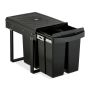 Sisseehitatav prügikast Relaxdays 10050787_1722, 1 × 20 l ja 2 × 10 l, 34 × 41,3 × 51,8 cm