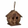 Linnumaja Relaxdays, riputatav, Pruun, 28,5 × 19 × 10,5 cm