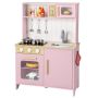 Interactive children's play kitchen, Pink, 60 × 30 × 85 cm