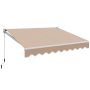 Retractable awning, Sand, 244 × 198 cm