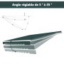 Retractable awning, Green, 300 × 250 cm