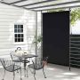 Retractable patio awning, 250 × 220–310 cm
