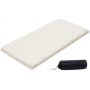 Jaapani tatami-futonmadrats VEVOR KZ-002, Kokkupandav, Valge, 203,2 × 99,1 × 6,35 cm