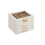 Jewelry box 20.3x23.1x13.5cm., various colors