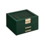 Jewelry box 20.3x23.1x13.5cm., various colors