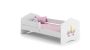 Children's bed Fala with mattress and barrier protection 144 cm x 78 cm x 65 cm, unicorn