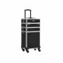 Cosmetic case on wheels, black