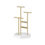 Jewelry holder 18x20.5x36cm., white/gold color