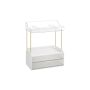 Jewelry stand 20x32x39.1cm., white/gold color
