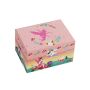 Jewelry box with music and mirror, pink