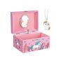 Musical jewelry box for children, pink