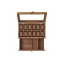Watch box 27x20x13cm., brown