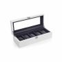 Watch box with 5 compartments