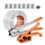 Lindi kinnituskomplekt VEVOR CL-PP1000, 975 m, 1000 klambrit, 50 nurgakaitset