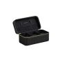 Watch box 10x20x9cm., black/gold color