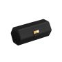 Watch box 9.8x21.2x8.7cm., black/gold color