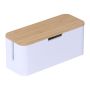 Kaablikarp Relaxdays, 6 pikendusjuhtmele, 34 × 14,5 × 11 cm
