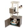 Cat furniture, With hidden litter box, 72 × 45.5 × 155 cm