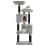 Cat tower, 2 houses, 59 × 40 × 156 cm