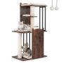 Cat scratching post, 3 levels, 60 × 112 × 40 cm