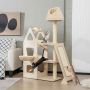 Cat scratching post, 4-tier, 111.76 × 41.91 × 162.56 cm