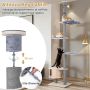 Cat scratching post, 5 levels, 59 × 48 cm