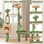 Cat scratching post, multi-level, 60 × 49 × 150 cm