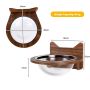Cat bed, Wall-mounted, 40 × 23 × 40 cm