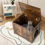 Cat litter box cover, closed, Brown, 70 × 50.5 × 51.5 cm