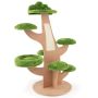 Cat tree with scratching board, 4 platform levels, 60.96 × 60.96 × 127 cm