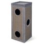 Cat house scratching post, 4-tier, 3 hiding places, 16 × 16 × 39 in