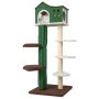 Cat house with scratching post, 5 platforms