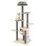 Cat Scratching Post, Removable Cushions, 68 × 58 × 172 cm