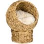 Cat house PawHut 42x33x52cm., light brown/beige