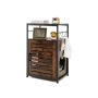 Cat Litter Box, 3-Tier Shelf, 3 Hooks, 23 × 18 × 38 in
