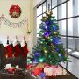 Christmas tree with LED garland, 600 branch tips, Ø 40 × 150 cm