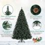 Christmas tree, 714 branches, 49 pine cones, 90 × 90 × 150 cm
