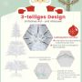 Christmas tree, up to 300 LED lights