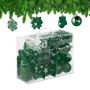Kalėdų eglutės žaisliukų rinkinys, 10 vnt., matiniai ir blizgūs