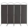 Room divider, 4-piece, 220.98 × 50.8 × 187.96 cm