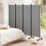Room divider, 4 panels, 87 × 14 × 68 inches