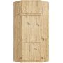Nurgariidekapp S100, 6 ust, Pruun, 100 × 235 × 50 cm