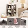 Corner freestanding shelf with charging station, 9 cubes, 4 sockets, 2 USB ports, 51 × 71.5 × 86 cm