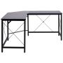 Corner desk Homcom 150x150x76cm., black