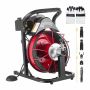Kanalisatsiooni puhastusmasin VEVOR RC-9002L, automaatne etteanne, 4 lõikurit, 435 × 340 × 550 mm